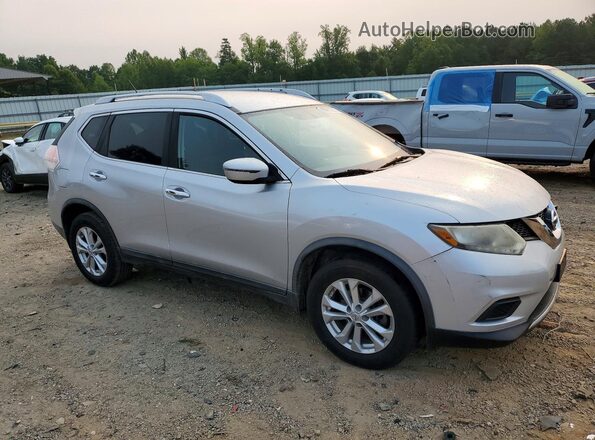 KNMAT2MVXGP649951 2016 NISSAN ROGUE Серебряный Передняя правая четверть
