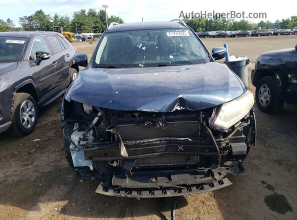 KNMAT2MVXGP654969 2016 NISSAN ROGUE Blue Widok z przodu