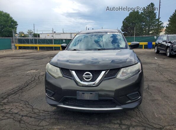 KNMAT2MVXGP662814 2016 NISSAN ROGUE Green Vista frontal