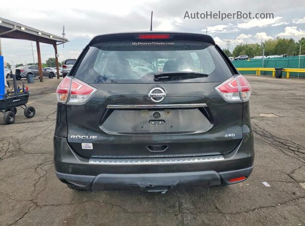 KNMAT2MVXGP662814 2016 NISSAN ROGUE Green Vista trasera