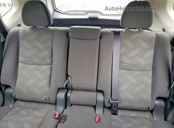 KNMAT2MVXGP662814 2016 NISSAN ROGUE Green Vista de los asientos traseros