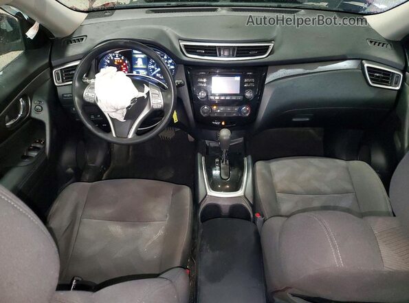 KNMAT2MVXGP685882 2016 NISSAN ROGUE Красный Вид панели приборов