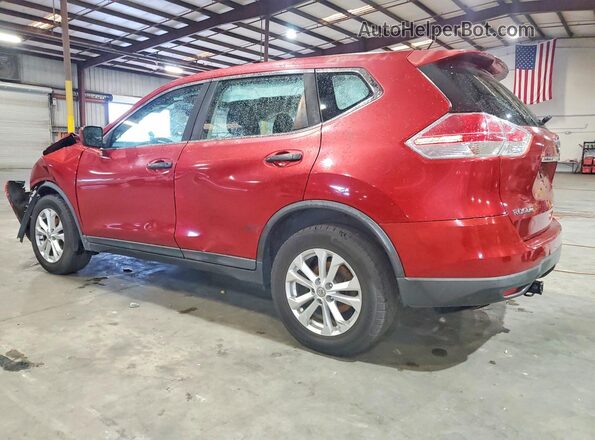 KNMAT2MVXGP685882 2016 NISSAN ROGUE Красный Задняя левая четверть