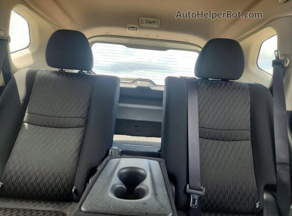 KNMAT2MVXHP516589 2017 NISSAN ROGUE Серый Вид задних сидений