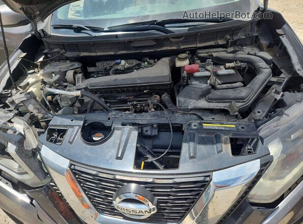 KNMAT2MVXHP516589 2017 NISSAN ROGUE Серый Вид подкапотного пространства