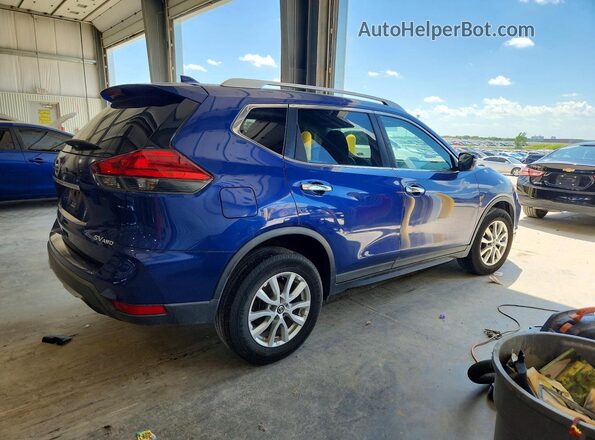 KNMAT2MVXHP602307 2017 NISSAN ROGUE Blue Rear right