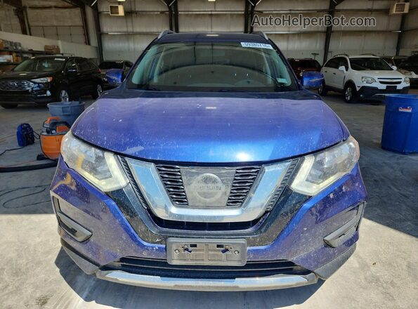 KNMAT2MVXHP602307 2017 NISSAN ROGUE Blue Front view