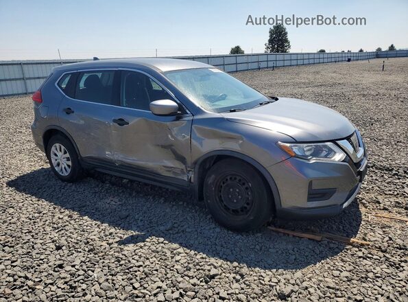 KNMAT2MVXHP618992 2017 NISSAN ROGUE Серый Передняя правая четверть