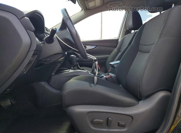 KNMAT2MVXJP509454 2018 NISSAN ROGUE Black Սալոնի դիմացի տեսք