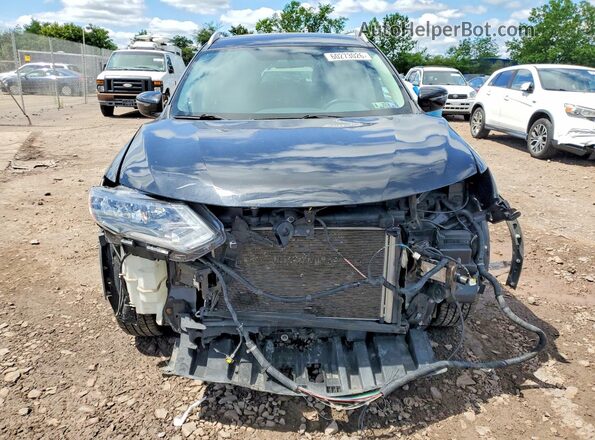 KNMAT2MVXJP509454 2018 NISSAN ROGUE Black Դիմացի տեսք