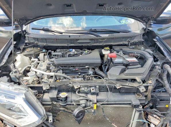 KNMAT2MVXJP509454 2018 NISSAN ROGUE Black Շարժիչի բաժամունքի տեսք