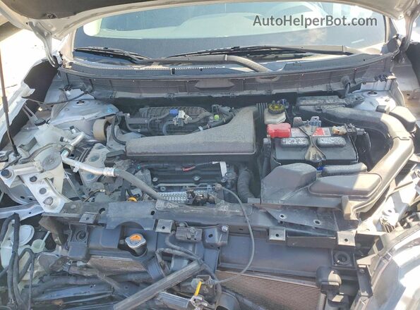 KNMAT2MVXJP512984 2018 NISSAN ROGUE Серебряный Вид подкапотного пространства