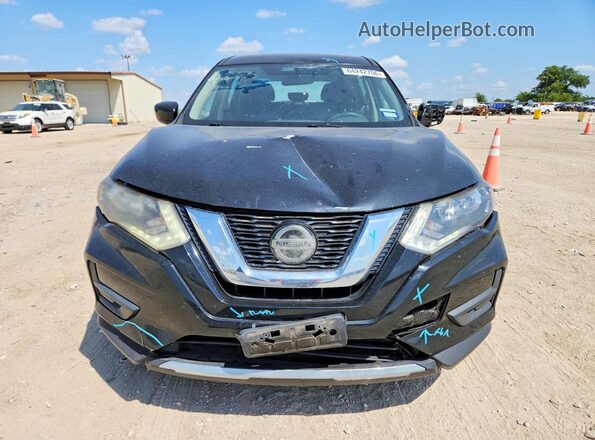 KNMAT2MVXJP516033 2018 NISSAN ROGUE Black Widok z przodu