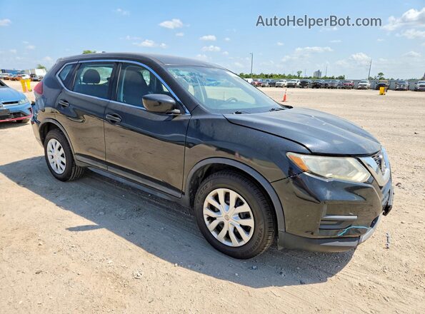 KNMAT2MVXJP516033 2018 NISSAN ROGUE Black Przód prawy