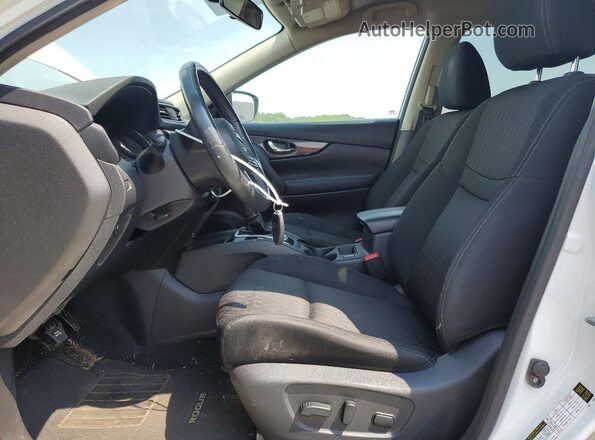 KNMAT2MVXJP531616 2018 NISSAN ROGUE White წინა სალონის ხედი