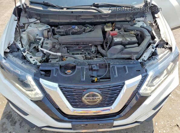 KNMAT2MVXJP531616 2018 NISSAN ROGUE White ძრავის განყოფილების ხედი
