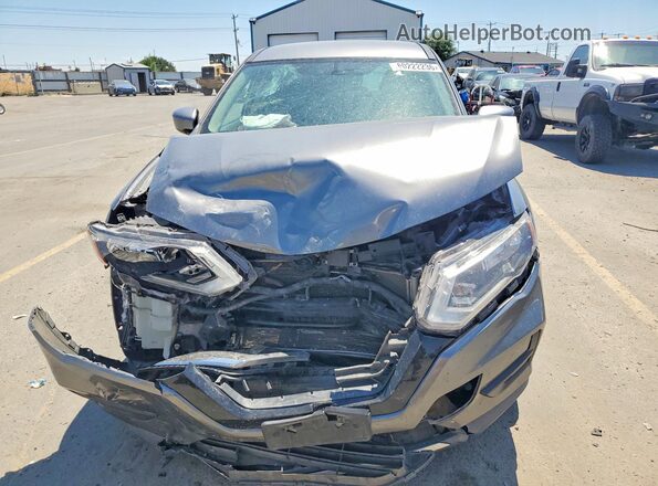 KNMAT2MVXJP554328 2018 NISSAN ROGUE Gray Front view