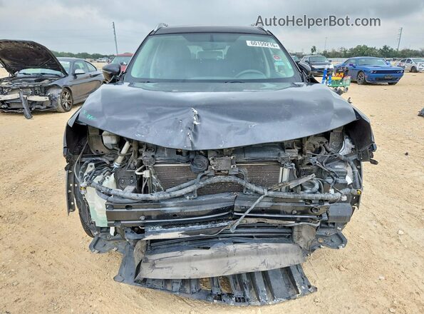 KNMAT2MVXJP588303 2018 NISSAN ROGUE Black Դիմացի տեսք