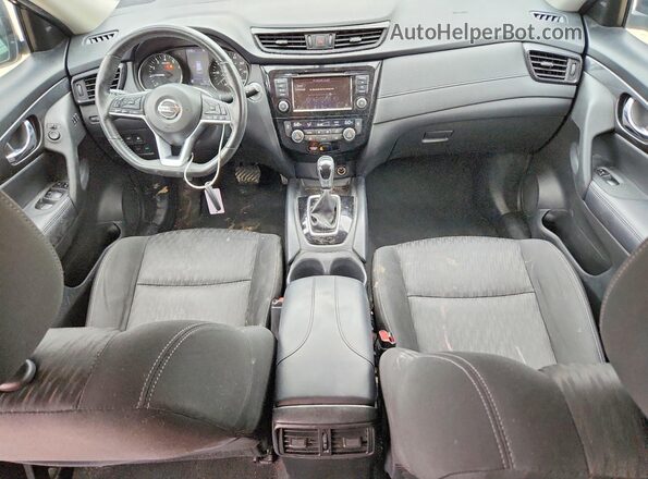 KNMAT2MVXJP588303 2018 NISSAN ROGUE Black Առջևի վահանակի տեսք