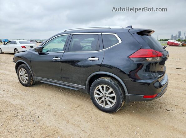 KNMAT2MVXJP588303 2018 NISSAN ROGUE Black Հետևի ձախ