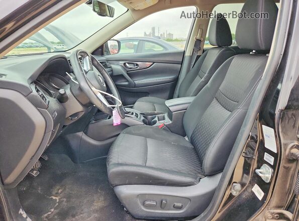 KNMAT2MVXJP588303 2018 NISSAN ROGUE Black Սալոնի դիմացի տեսք