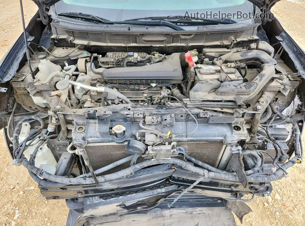 KNMAT2MVXJP588303 2018 NISSAN ROGUE Black Շարժիչի բաժամունքի տեսք