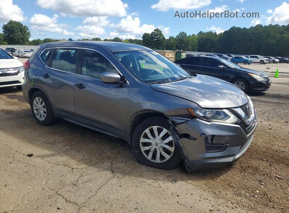 KNMAT2MVXJP606296 2018 NISSAN ROGUE Серый Передняя правая четверть