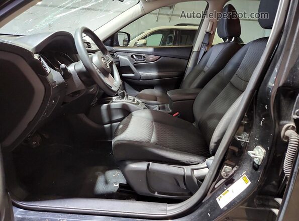 KNMAT2MVXKP510203 2019 NISSAN ROGUE Черный Вид салона спереди