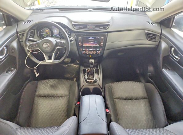 KNMAT2MVXKP523520 2019 NISSAN ROGUE Silver Вид панелі приладів