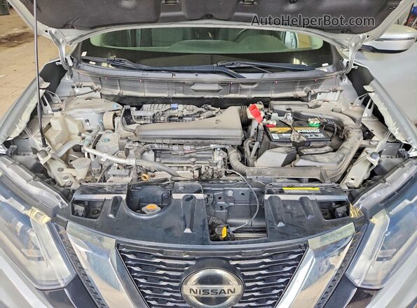 KNMAT2MVXKP523520 2019 NISSAN ROGUE Silver Вид підкапотного простору