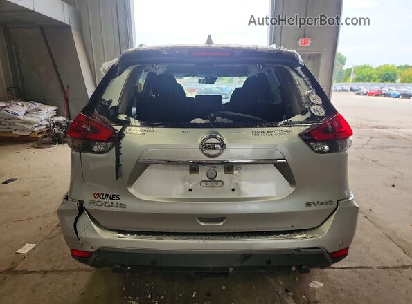 KNMAT2MVXKP523520 2019 NISSAN ROGUE Silver Вид ззаду