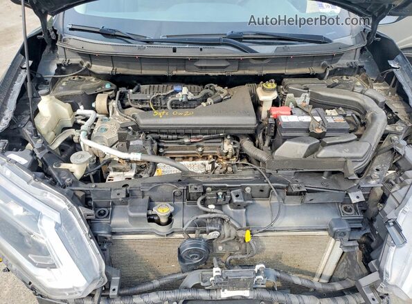 KNMAT2MVXLP515838 2020 NISSAN ROGUE Black ძრავის განყოფილების ხედი