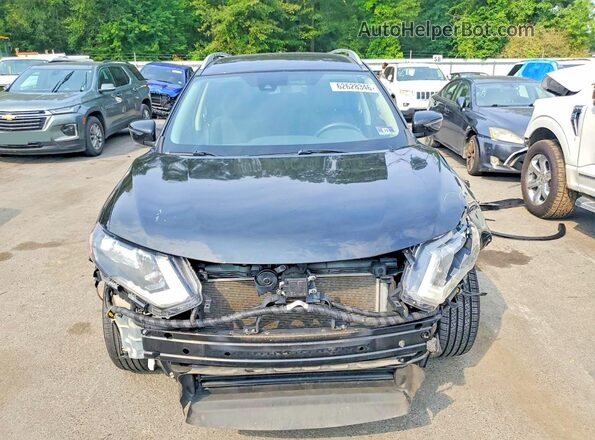 KNMAT2MVXLP515838 2020 NISSAN ROGUE Black წინა ხედი