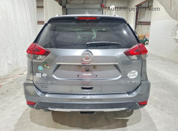 KNMAT2MVXLP533546 2020 NISSAN ROGUE Gray Вид ззаду
