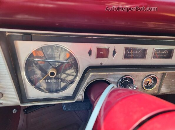 L445177382 1964 DODGE DART White Vista del cuadro de instrumentos