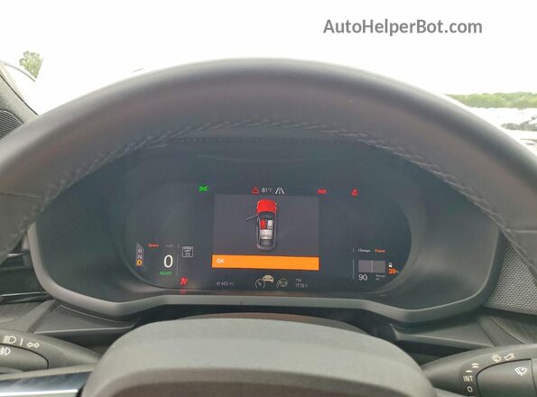 LPSED3KA0NL057427 2022 POLESTAR 2 Белый Вид щитка приборов