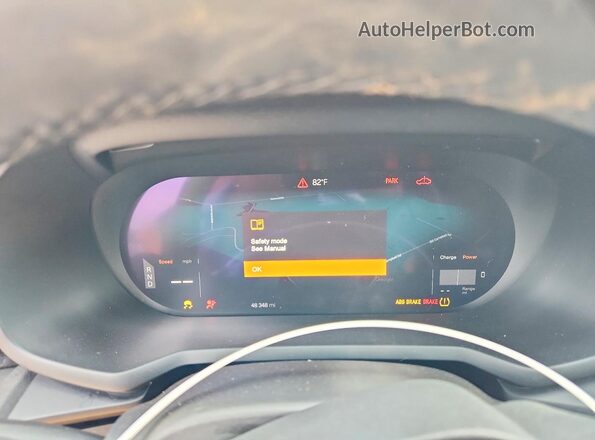 LPSED3KA3NL058930 2022 POLESTAR 2 Серый Вид щитка приборов