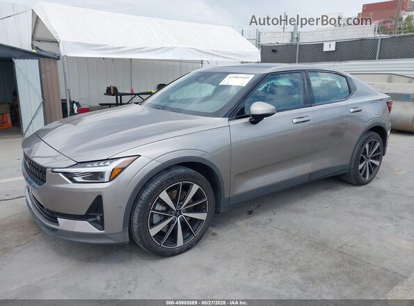 LPSED3KA4ML012666 2021 POLESTAR 2 Серый Передняя левая четверть