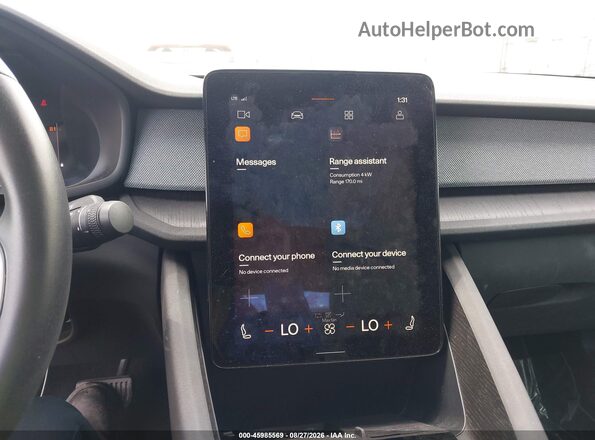 LPSED3KA4ML012666 2021 POLESTAR 2 Серый 