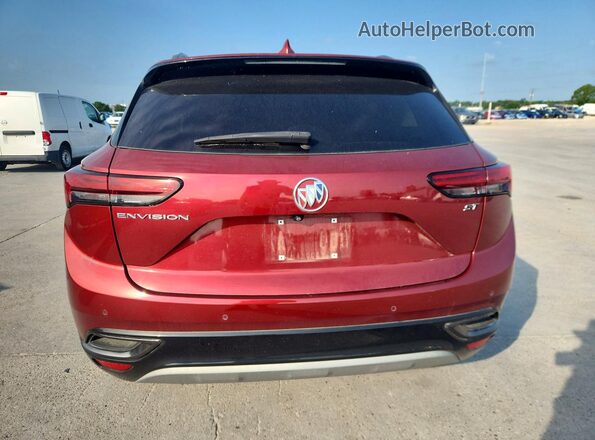 LRBAZLR40ND021320 2022 BUICK ENVISION Red Vista trasera