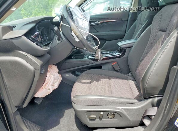 LRBAZLR44MD198824 2021 BUICK ENVISION Black Вид салону спереду