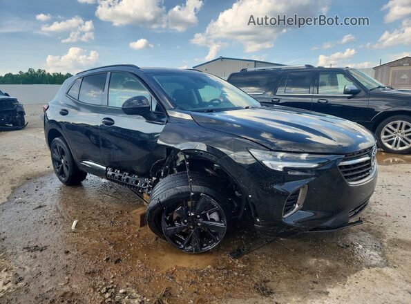 LRBAZLR44MD198824 2021 BUICK ENVISION Black Передня права чверть