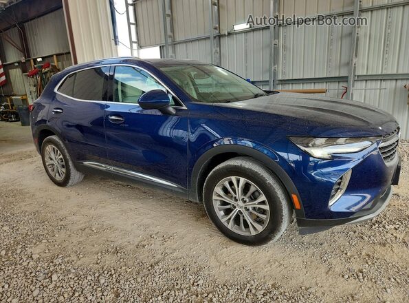 LRBAZLR44PD075366 2023 BUICK ENVISION Blue Front right