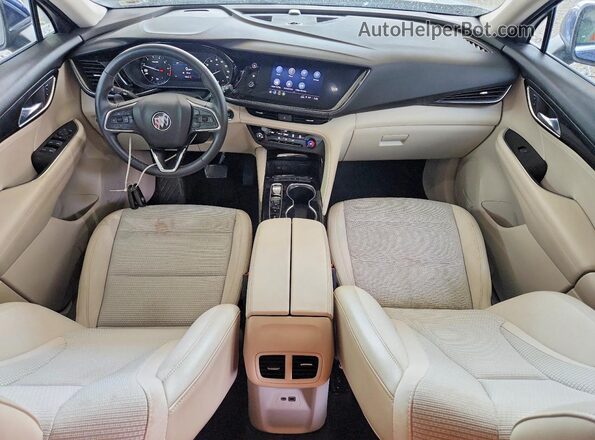 LRBAZLR44PD075366 2023 BUICK ENVISION Blue Dashboard view