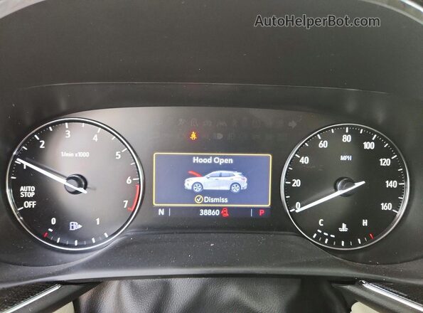 LRBAZLR44PD075366 2023 BUICK ENVISION Blue Instrument cluster view