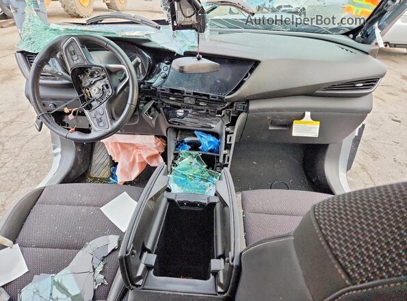 LRBAZLR47MD076068 2021 BUICK ENVISION Silver Widok deski rozdzielczej