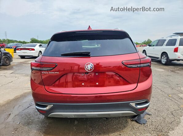 LRBAZLR47PD039770 2023 BUICK ENVISION Red Vista trasera