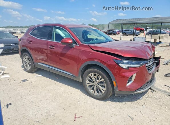 LRBAZLR49PD054979 2023 BUICK ENVISION Maroon წინა მარჯვენა