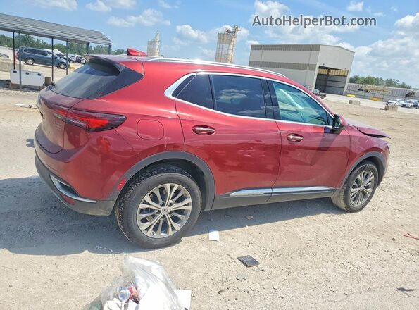 LRBAZLR49PD054979 2023 BUICK ENVISION Maroon უკანა მარჯვენა