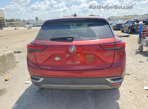 LRBAZLR49PD054979 2023 BUICK ENVISION Maroon უკანა ხედი